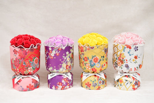 着物ブーケ・還暦祝いのお祝い花束に