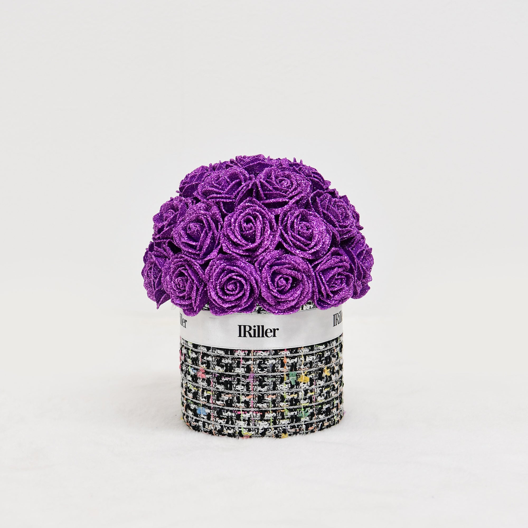 グリッターローズ 30本サイズ 尾州ツイードボウルブーケ｜【公式