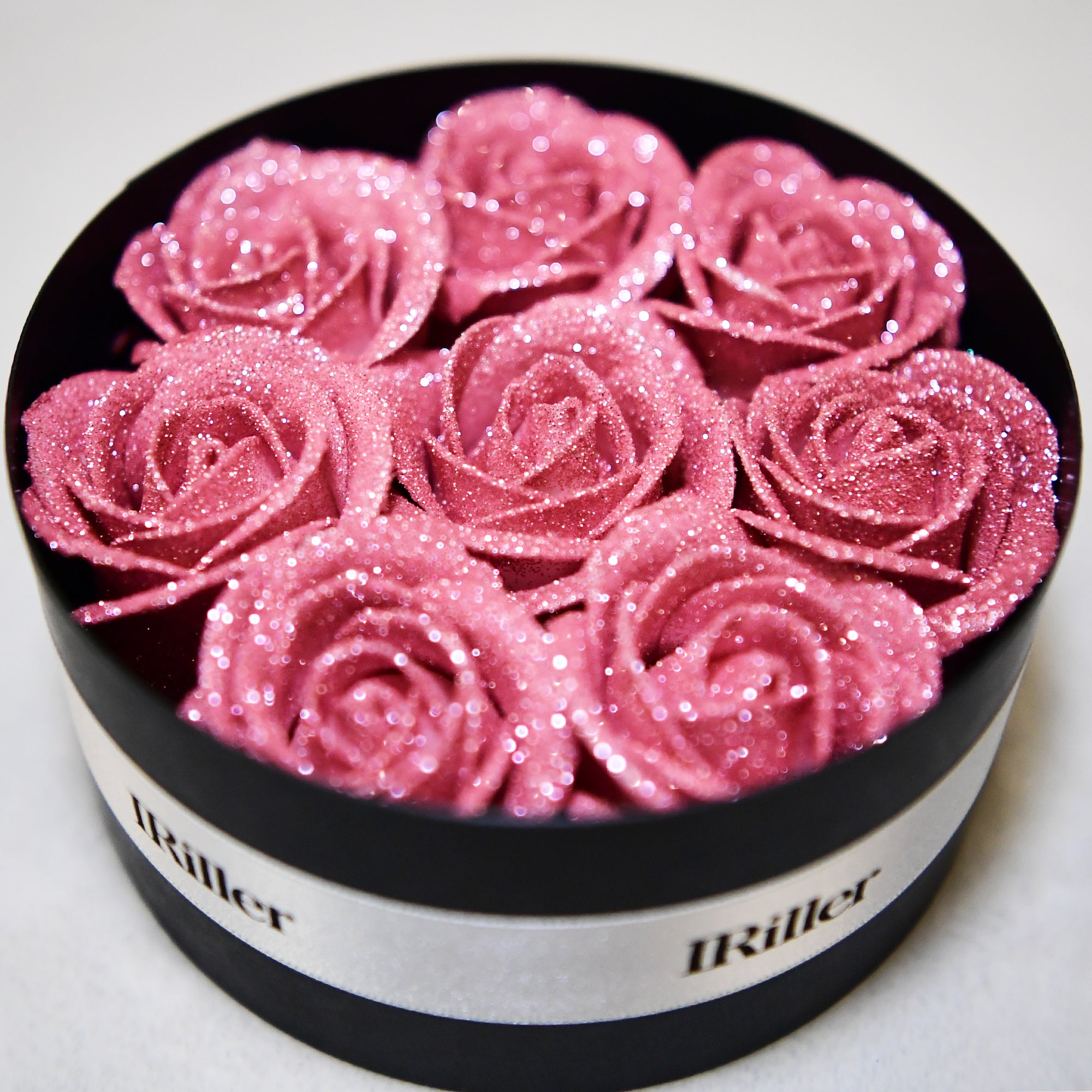 輝」グリッターローズBOXホワイト 輝」グリッターローズBOXホワイト