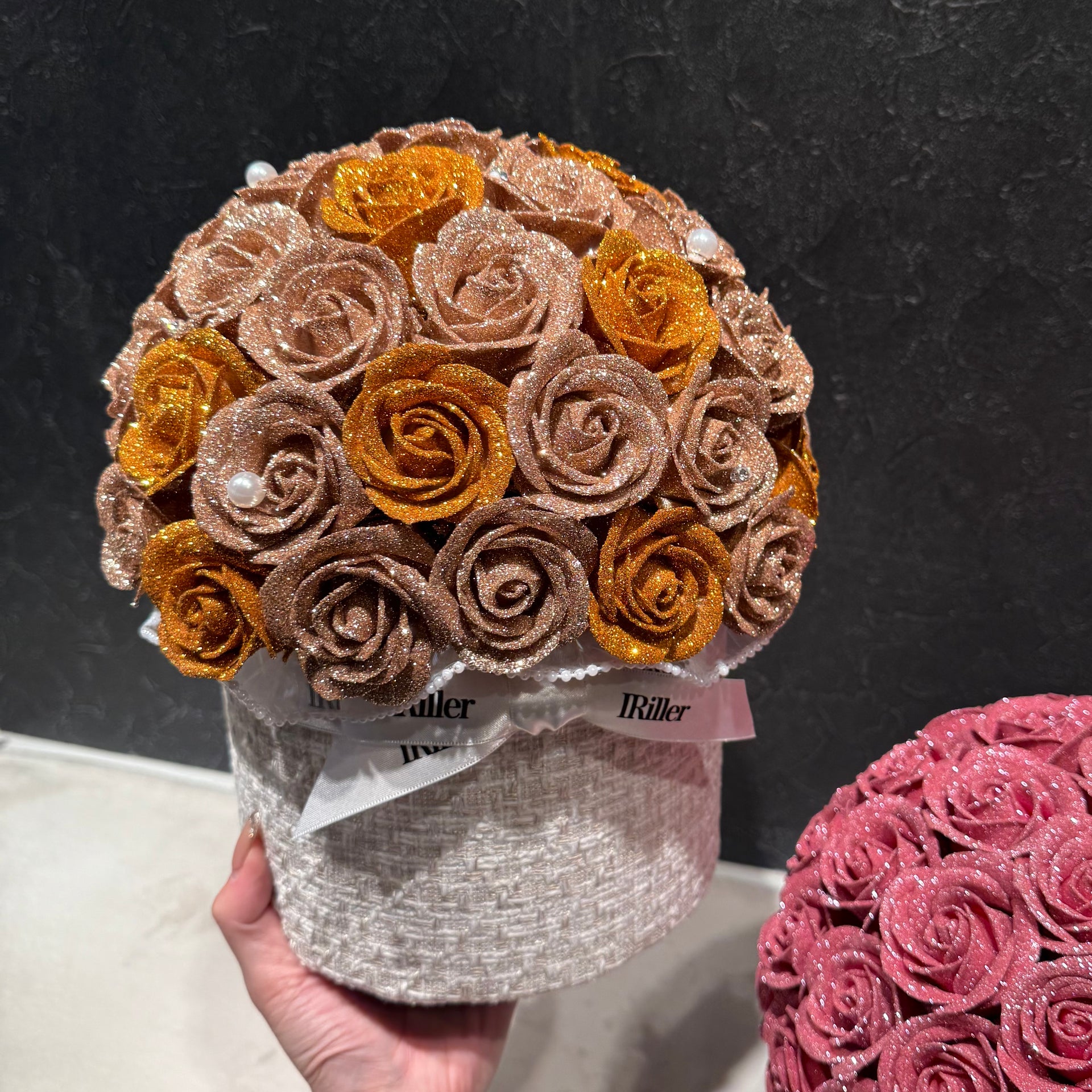 オーダーメイド】ツイードボウルブーケ 50本サイズ｜【公式】IRiller