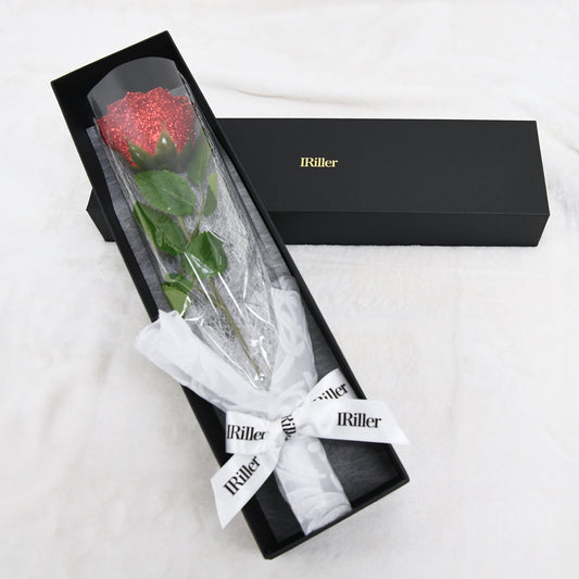 グリッターローズ １本の花束［単品］